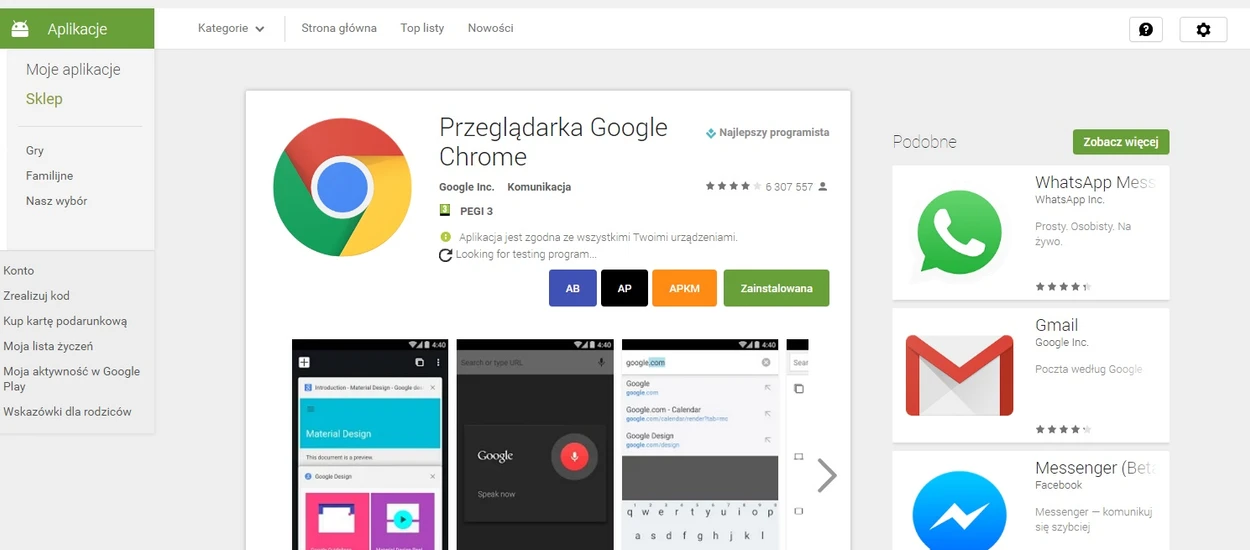 Jeden dodatek do Chrome i sklep Google Play staje się sporo lepszy