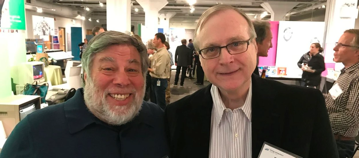 Paul Allen i Steve Wozniak, współzałożyciele Microsoftu i Apple, spotkali się po raz pierwszy... wczoraj