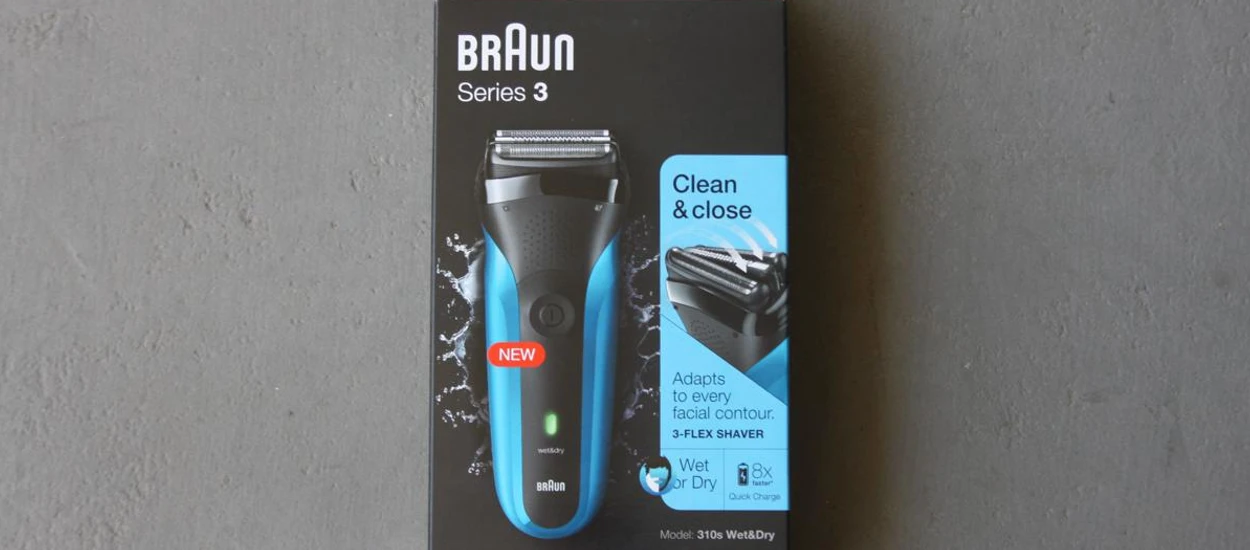 Braun Series 3 310: solidna golarka w dobrej cenie. Trudny zarost to dla niej nie problem