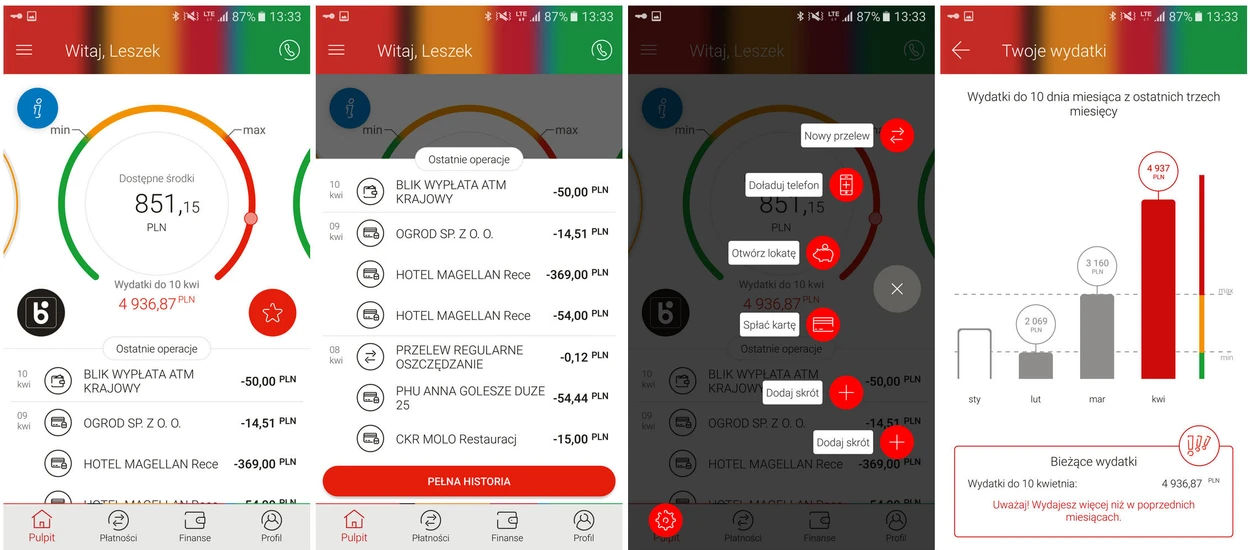 Już jest nowa aplikacja mBanku ze wsparciem dla Android Pay i obsługą czytników linii papilarnych