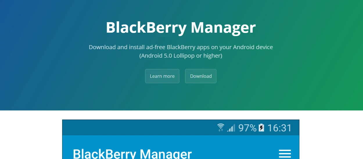 Wygodnie instaluj i aktualizuj aplikacje BlackBerry na Androida