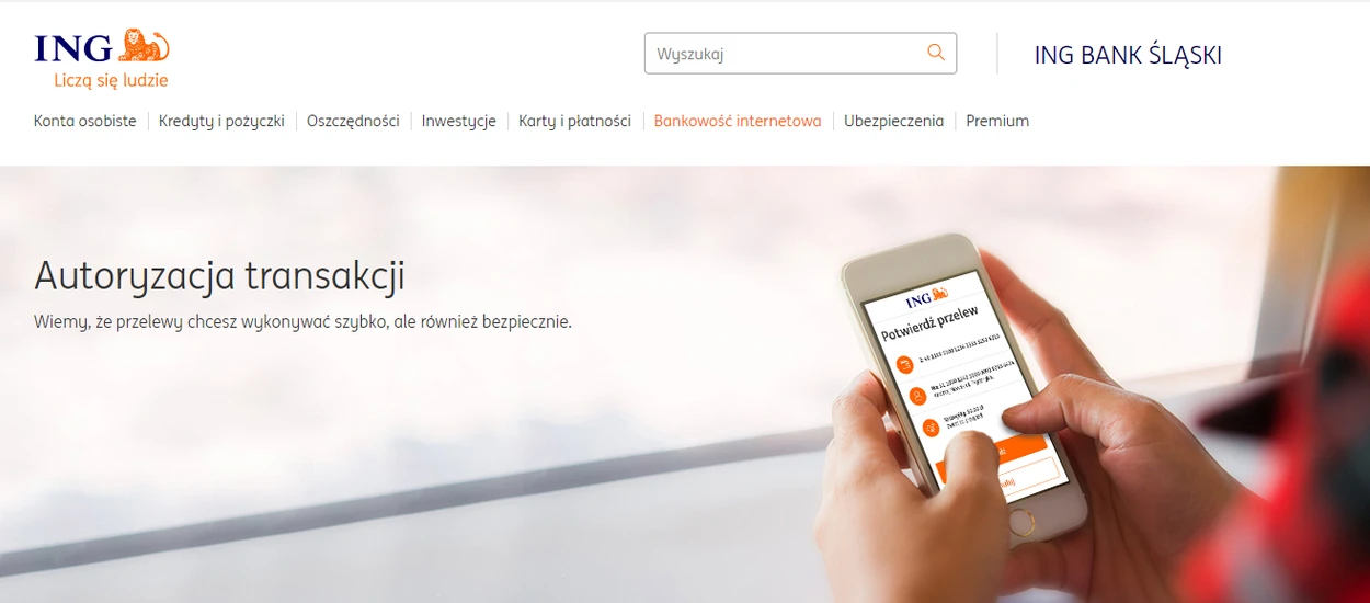 ING udostępnia mobilną autoryzację dokonywanych transakcji