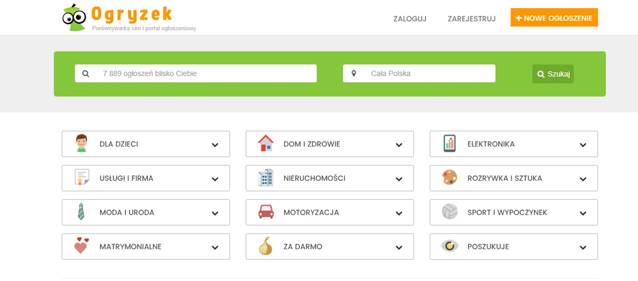 [Dobre, bo polskie] Ogryzek - porównywarka cen i portal ogłoszeniowy w jednym