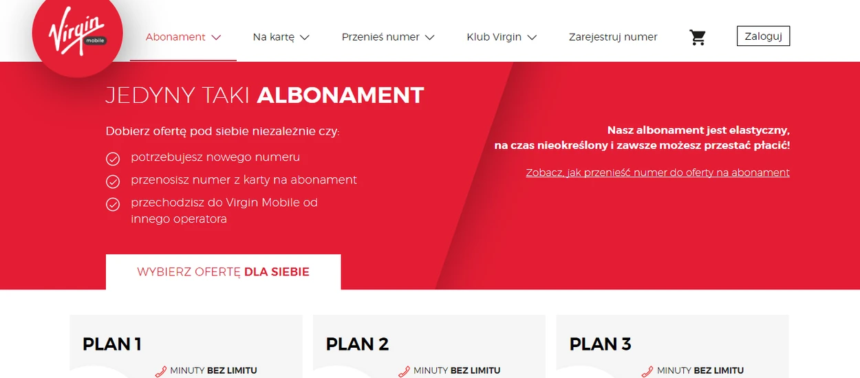 Virgin Mobile wprowadza nowy plan w abonamencie z darmowym roamingiem!