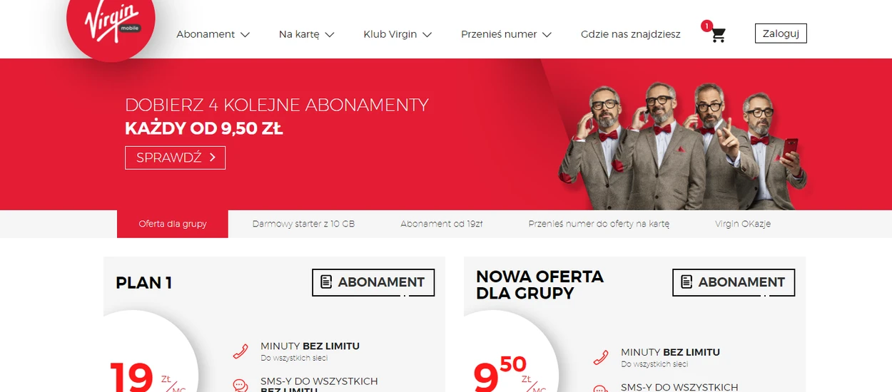 Nowa oferta Virgin Mobile dla grup