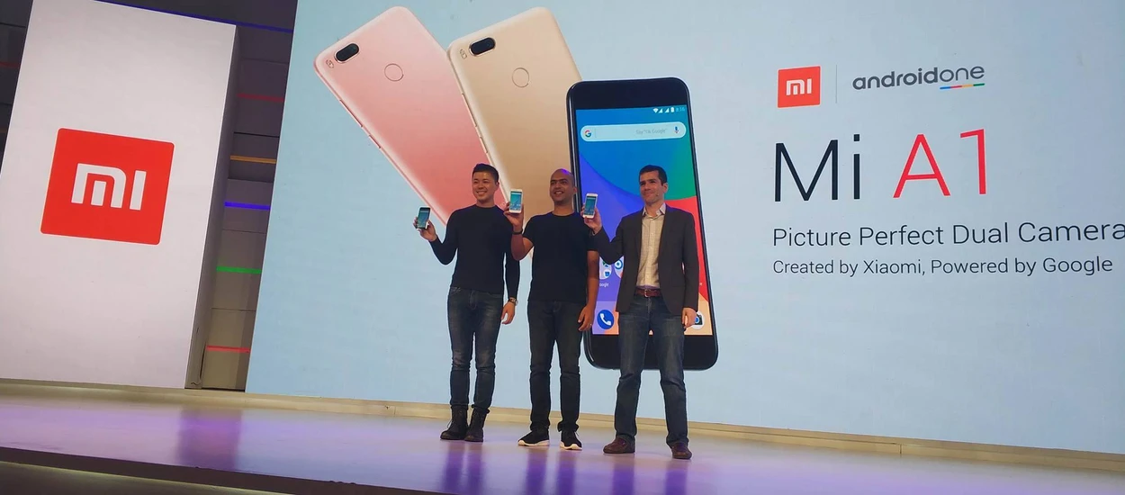 Xiaomi pokazuje Mi A1 z Android One oraz podwójnym aparatem znanym z Mi 6