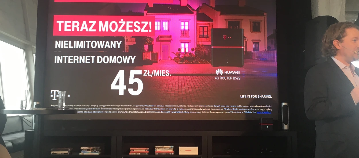 Nowa oferta internetu domowego bez limitu danych od T-Mobile