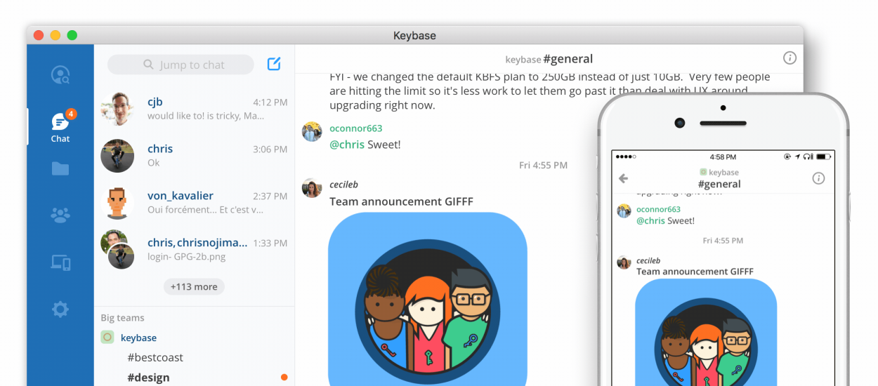 Keybase Teams - szyfrowane narzędzie do komunikacji dla zespołów zupełnie za darmo