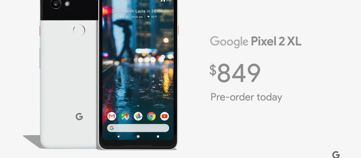 Premiera Google Pixel 2 — wszystko o nowym smartfonie Google z czystym Androidem