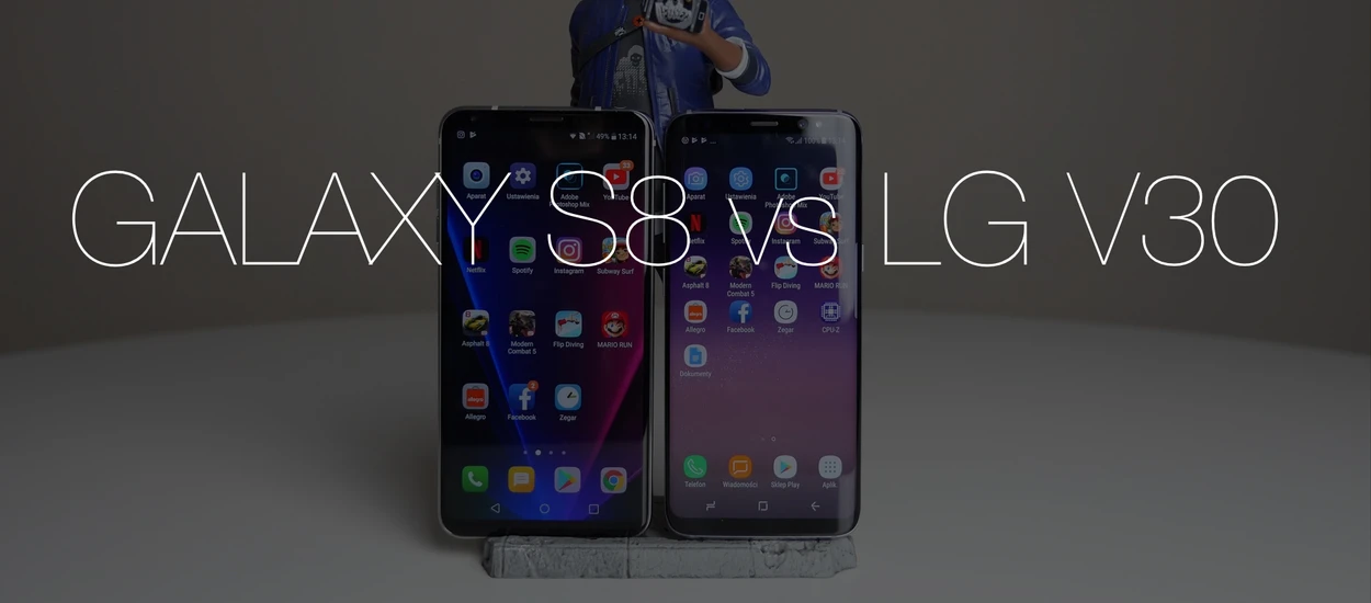 Samsung Galaxy S8 vs LG V30 - który flagowiec wydajniejszy?