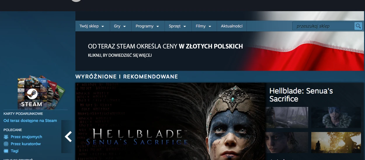 Od dziś na Steam kupujemy w złotówkach. W wielu przypadkach jest taniej!