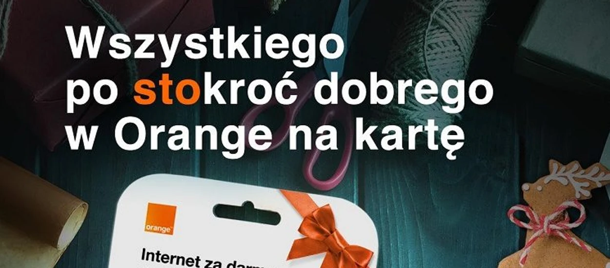 100 zł na rozmowy w prezencie od Orange w ofercie na kartę