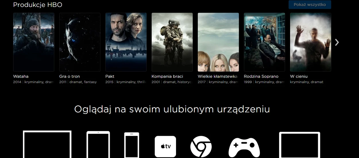 Zupełnie nowe HBO Go wylądowało! Odświeżony wygląd i nowe platformy