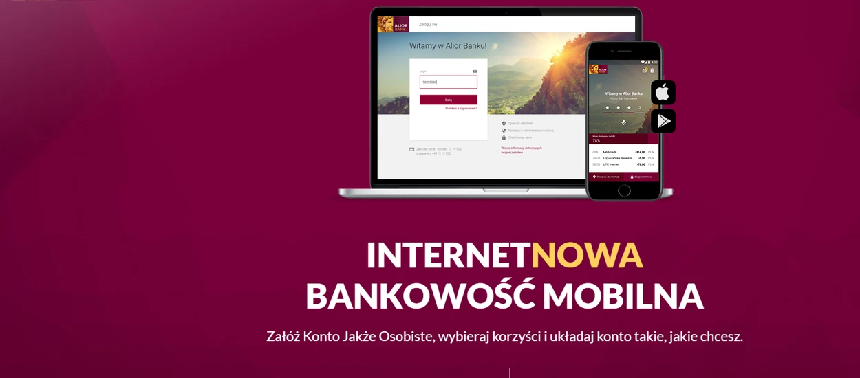 Nowa bankowość internetowa i mobilna już dla wszystkich klientów Alior Banku