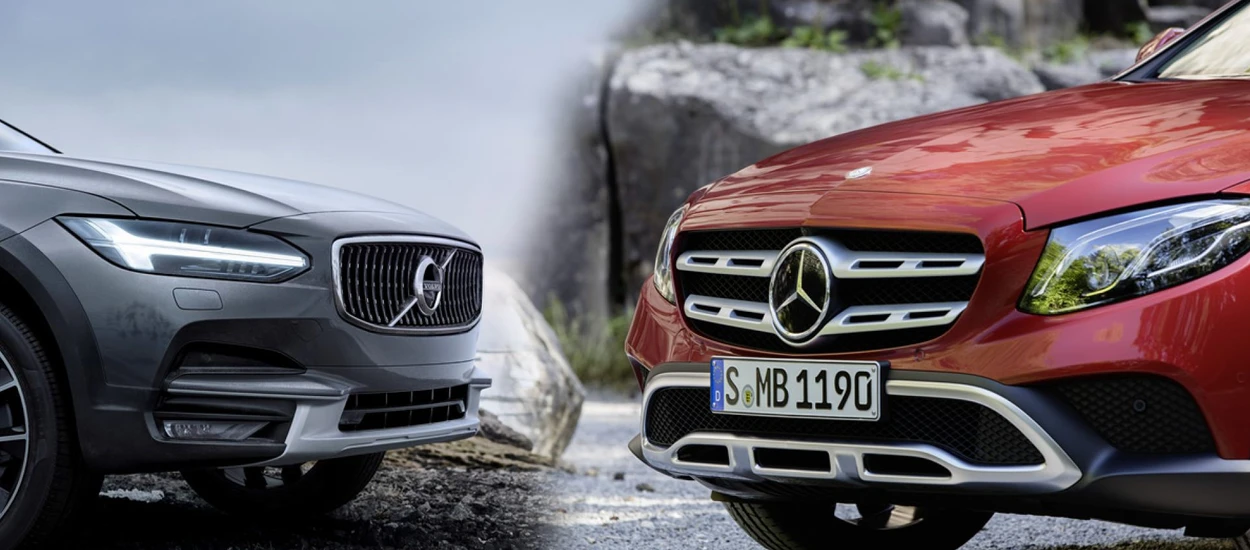 Uterenowione kombi zamiast SUV-a? Mercedes-Benz Klasy E All-Terrain kontra Volvo V90 Cross Country