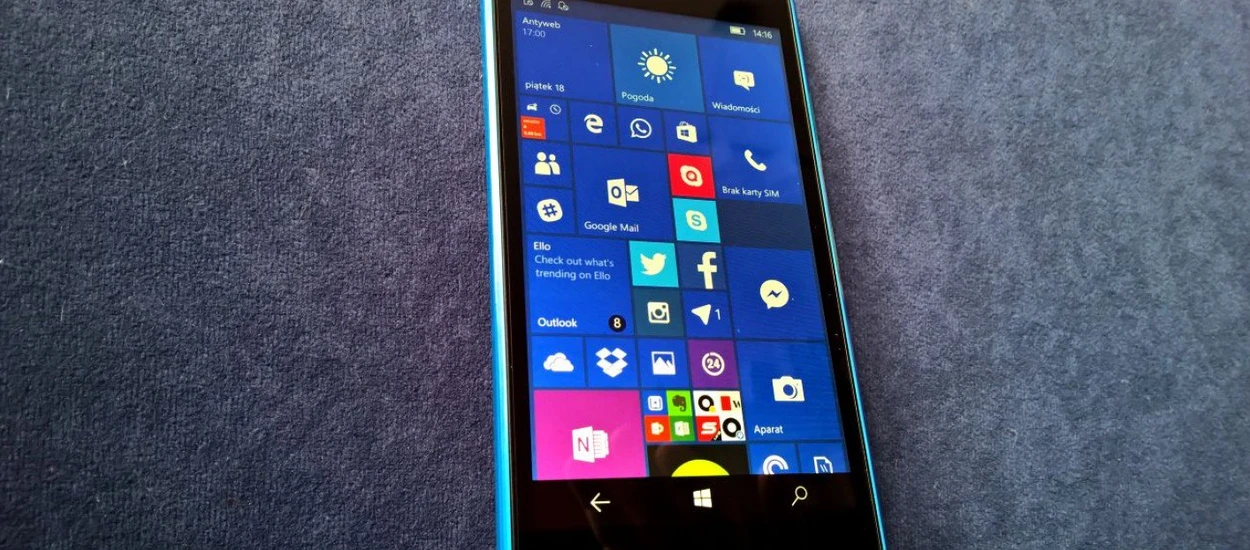 Serio, wymień już ten telefon z Windowsem. Oto kolejny powód