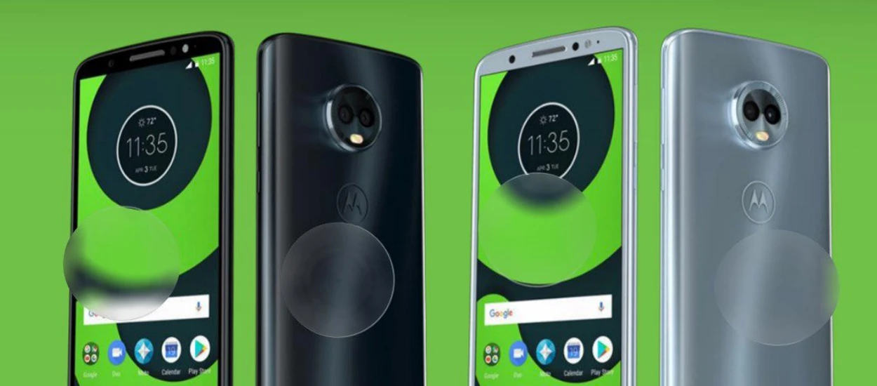 Moto G6 Play, Moto G6 i Moto G6 Plus - nowe Motorole z potencjałem na bycie bestsellerami zadebiutują za miesiąc