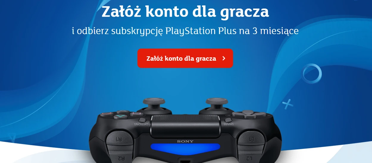 Subskrypcja PlayStation Plus za darmo, wystarczy założyć konto w mBanku