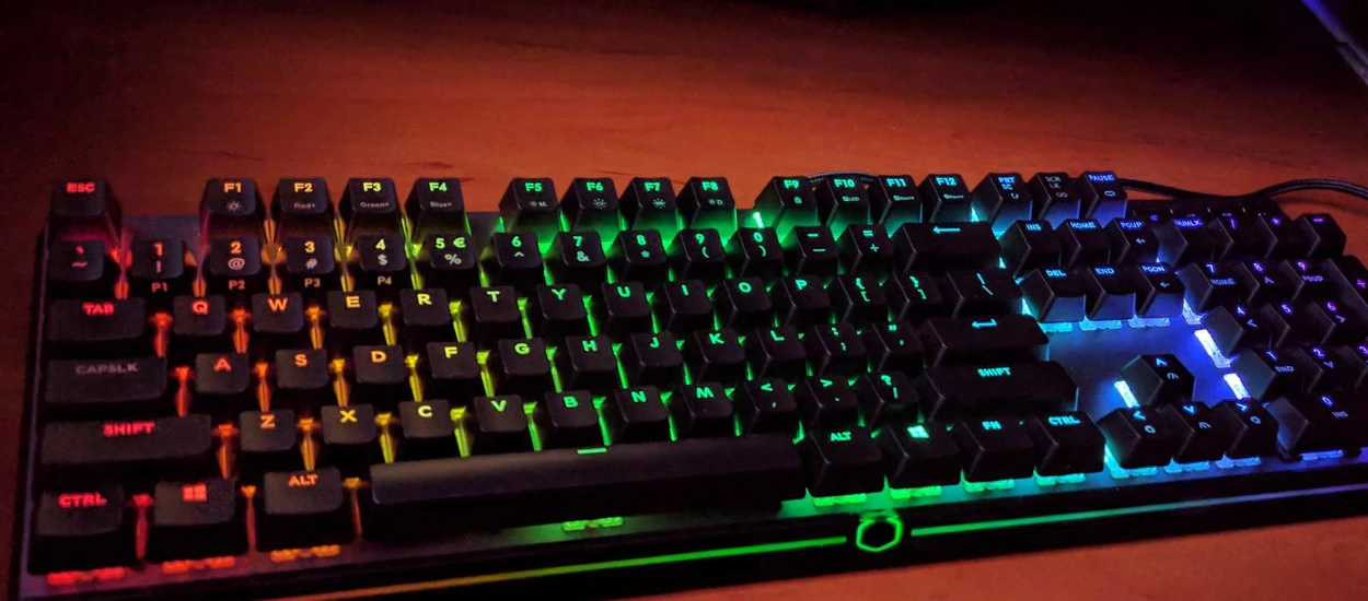 Na takiej klawiaturze, to nic tylko grać, grać i pisać - test Cooler Master MasterKeys MK750