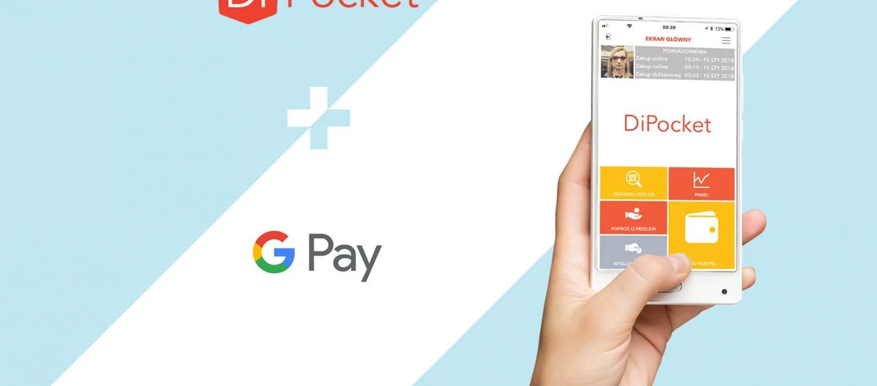 Już nie potrzebujesz konta bankowego, by korzystać z Google Pay, wystarczy DiPocket