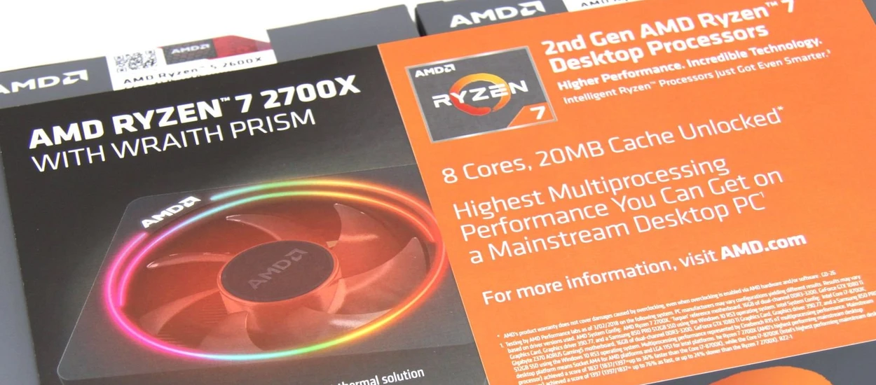 AMD Ryzen 7 2700X i Ryzen 5 2600X już się testują w redakcji Antyweb