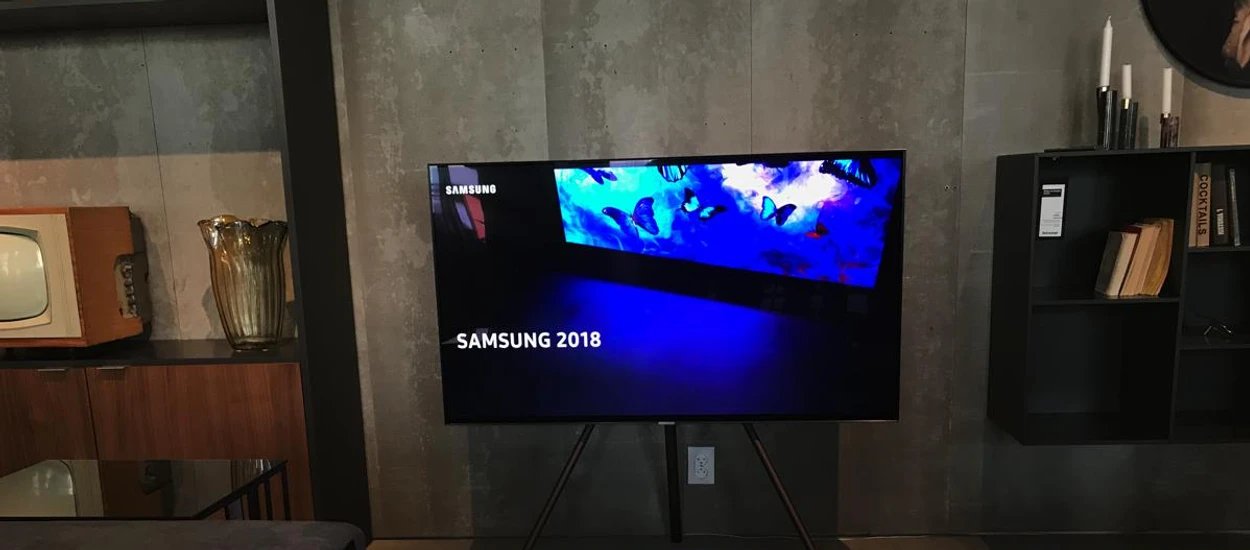 Telewizory niczym kameleon i tylko jeden kabel. Samsung przedstawia swoją ofertę na 2018