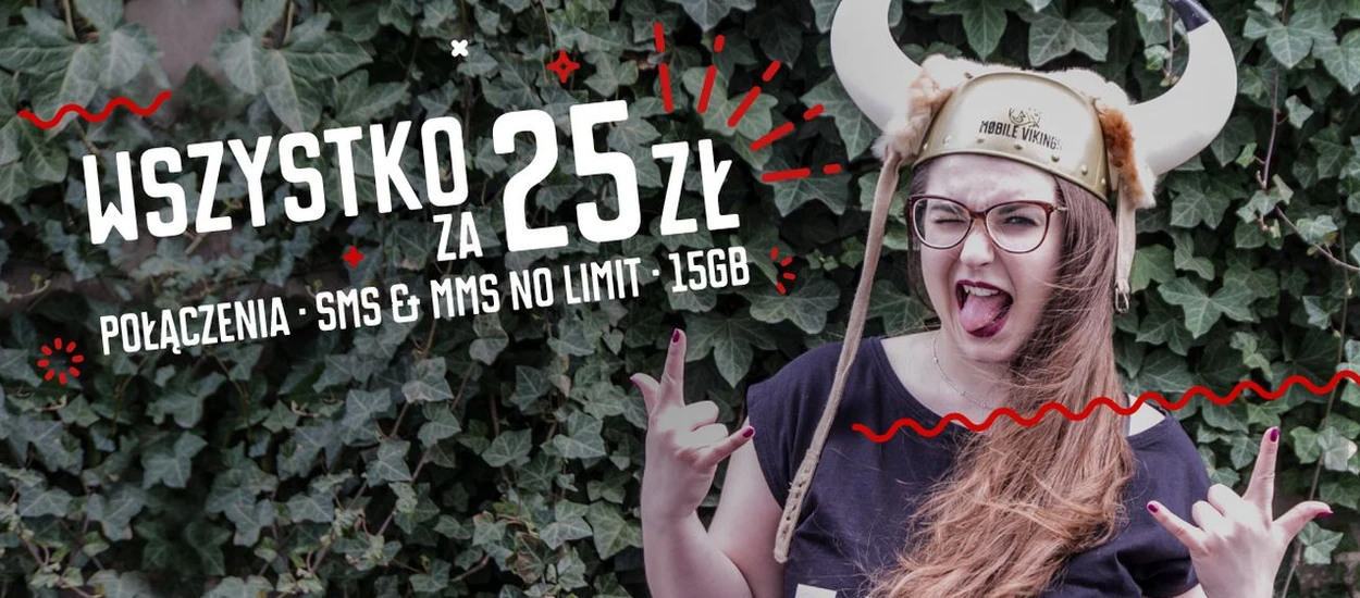 Mobile Vikings obniża o 4 zł cenę za swoją ofertę z pełnym no limit i 15 GB transferu danych