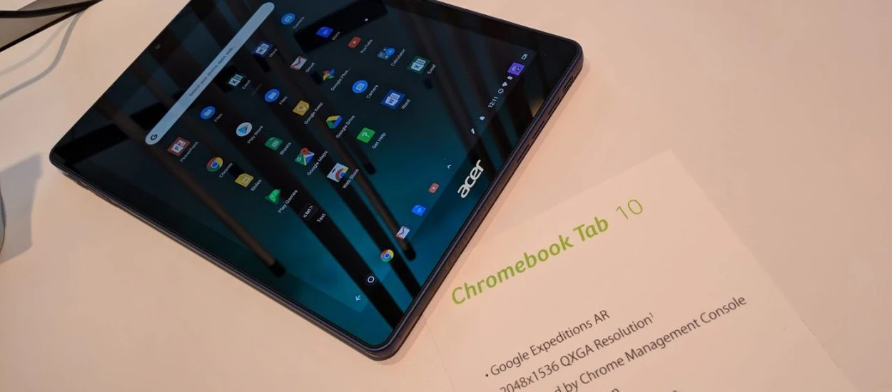 Tablet z Chrome OS to nie taki głupi pomysł - Acer Chrometab 10 - pierwsze wrażenia