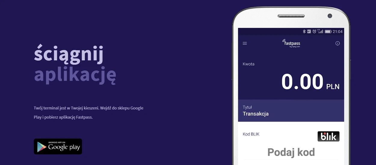 Fastpass - pierwszy mobilny terminal BLIK