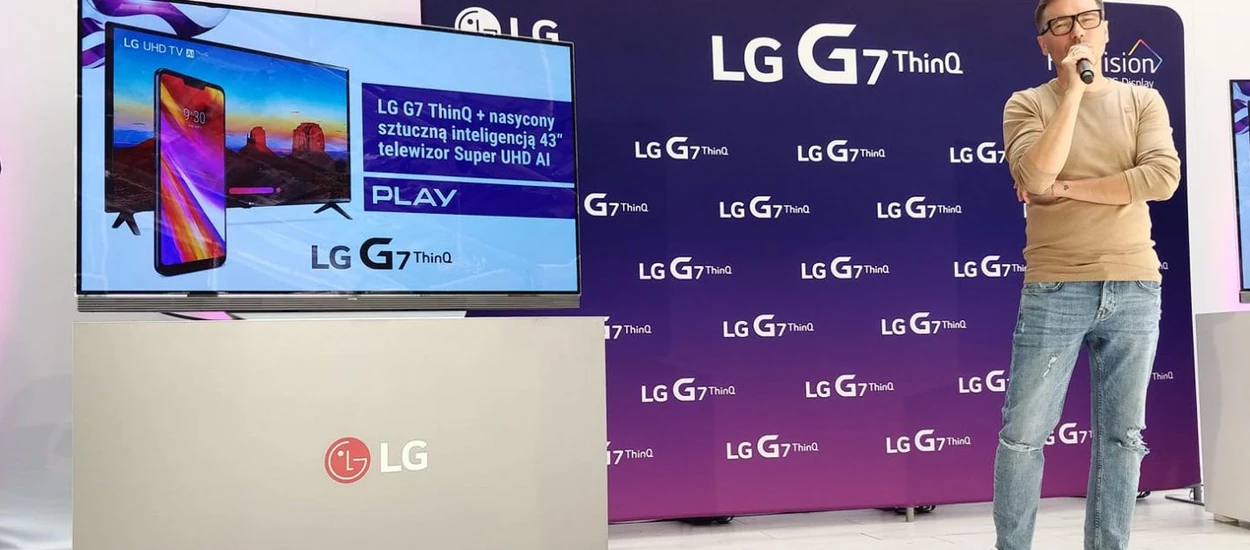 Świetna promocja w Play! LG G7 ThinQ z telewizorem 4K w zestawie