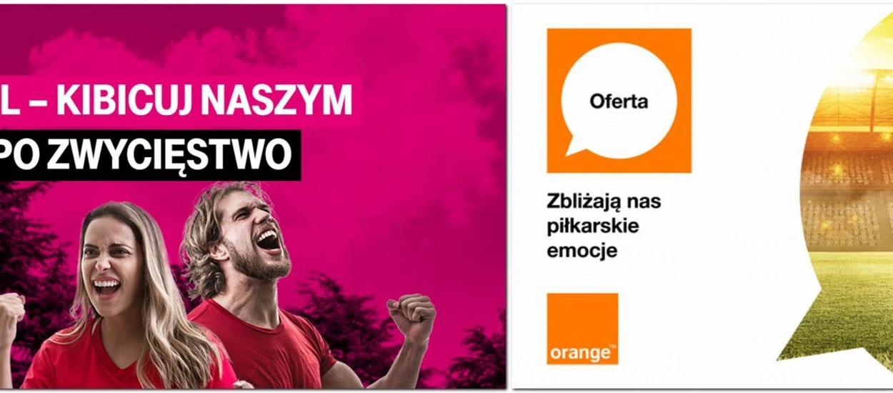 Trzymajcie kciuki za naszych, T-Mobile i Orange rozdają gigabajty za gole Polaków