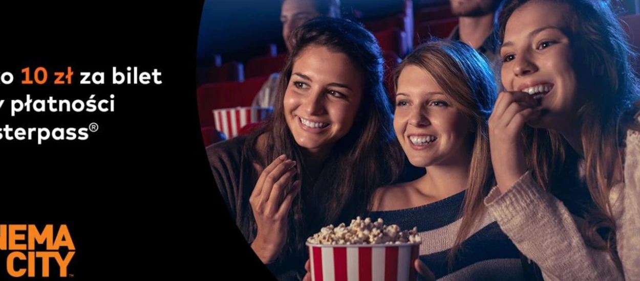 Świetna promocja! Bilety do Cinema City za 10 zł z Masterpass