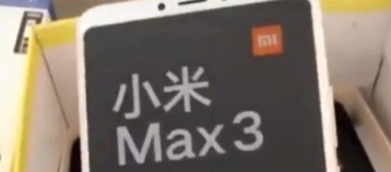 Tak wygląda Xiaomi Mi Max 3. Z powodzeniem zastąpi rakietkę do ping-ponga