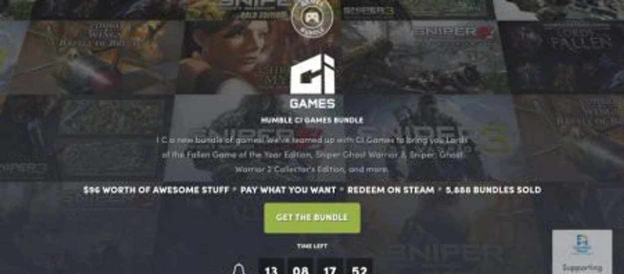 Świetne polskie gry w nowym Humble Bundle. Pierwsza część Sniper: Ghost Warrior za 1$!