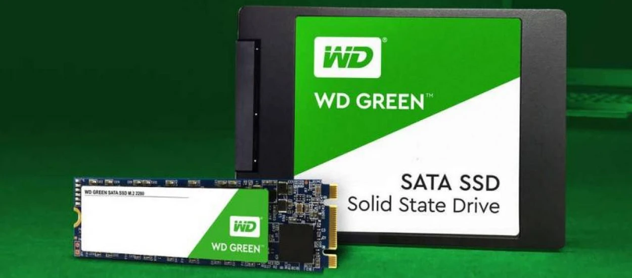 Dysk SSD za 100 zł! WD Green SSD 120 GB w super cenie!