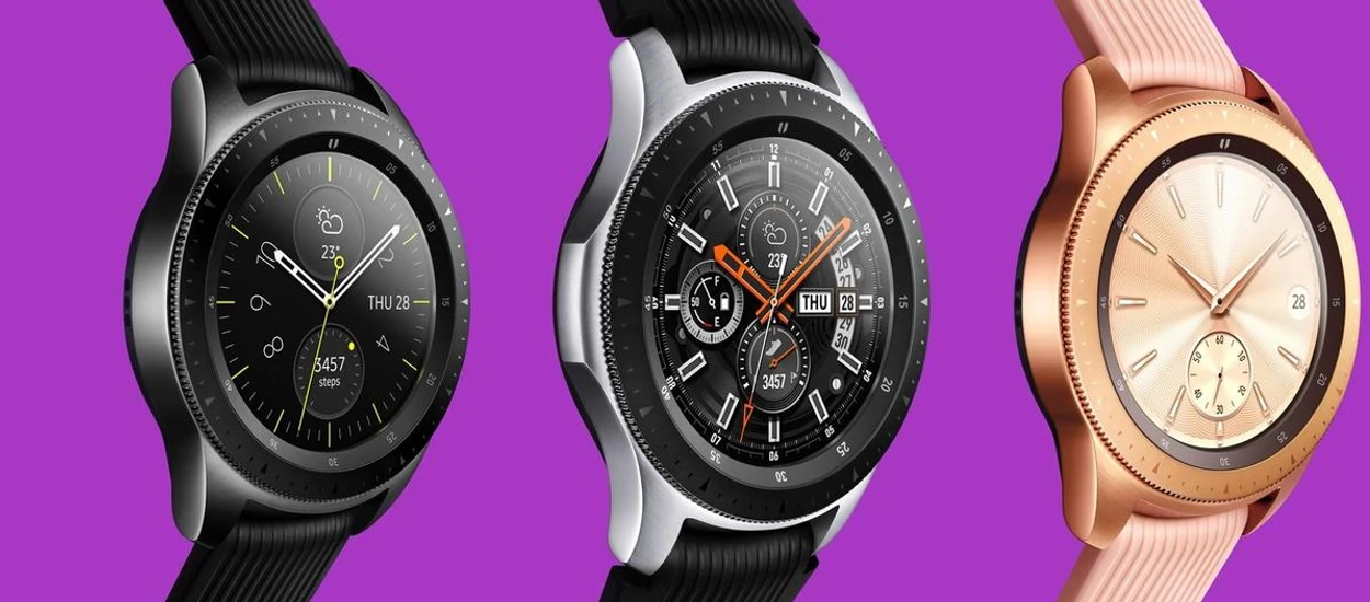 Oto Samsung Galaxy Watch, który będzie działał do 80 godzin na jednym ładowaniu