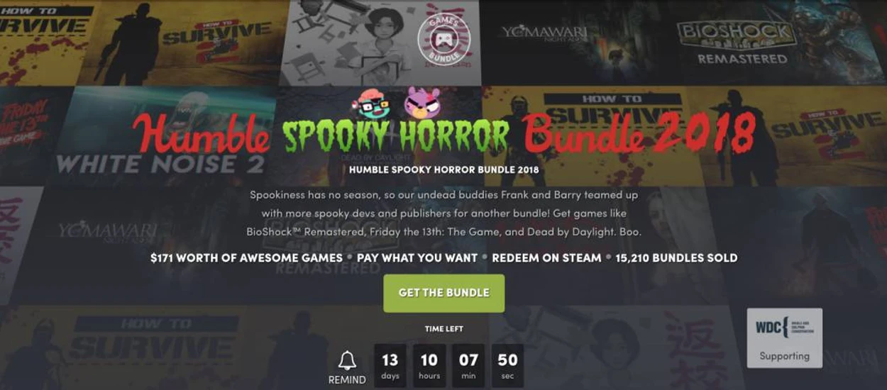 Paczka horrorów już od 1$! Nowy Humble Spooky Horror Bundle już jest!