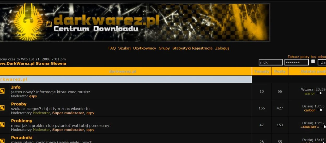 Byłeś ostatnio na Darkwarez? Teraz już nie ma po co - serwis umarł
