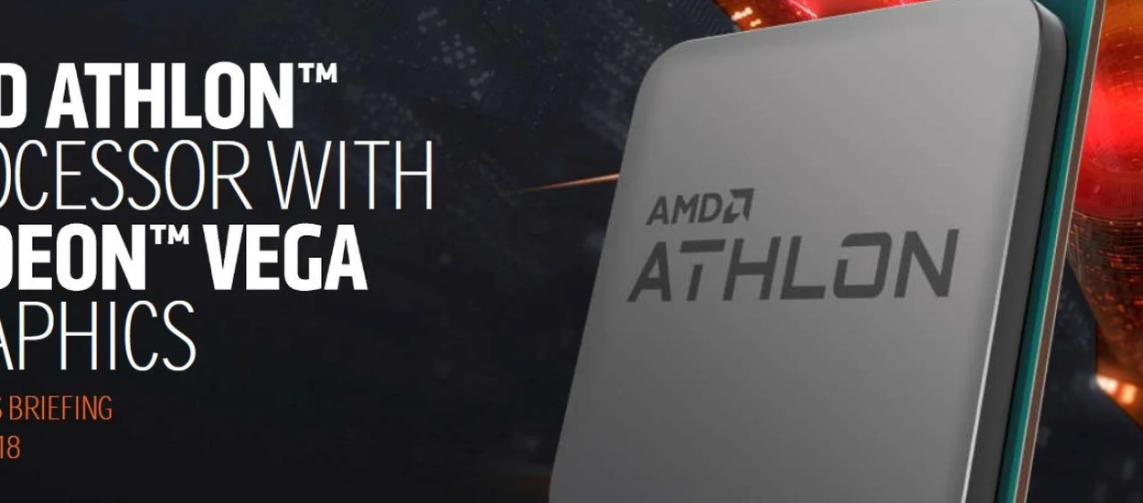 AMD odświeża kultowego Athlona, architektura Zen zawita do najtańszych CPU