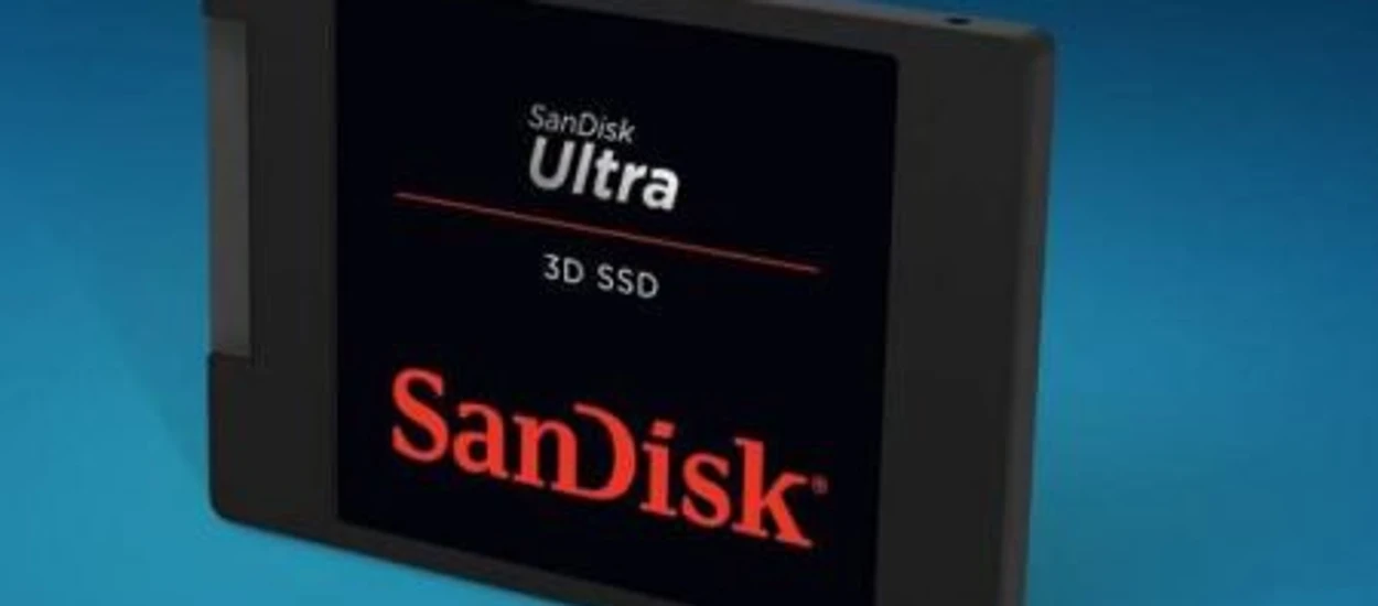 44 grosze za 1 GB! Promocyjna cena dysku SSD SanDisk Ultra 3D 2TB. Tylko 887 zł!