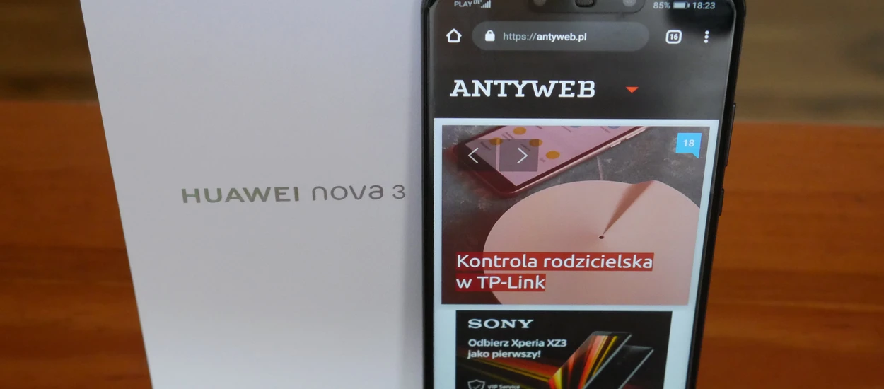 Fochliwa piękność, którą łatwo pokochać. Recenzja Huawei Nova 3