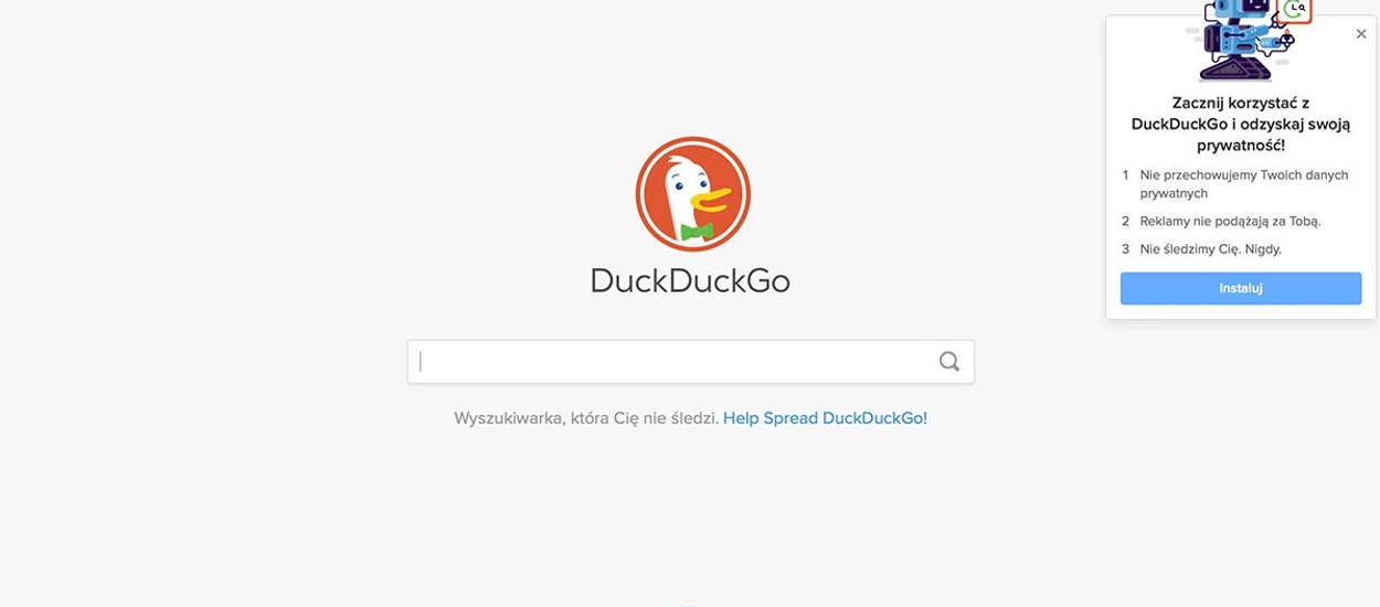 Duck Duck Go jako alternatywa dla Google. Prywatna i bezpieczna wyszukiwarka