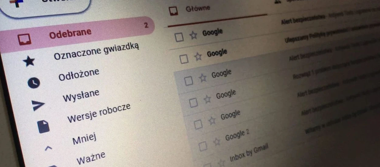 Gmail jest najpopularniejszym webmailem w Polsce, ale co z pocztą na Onecie czy WP?