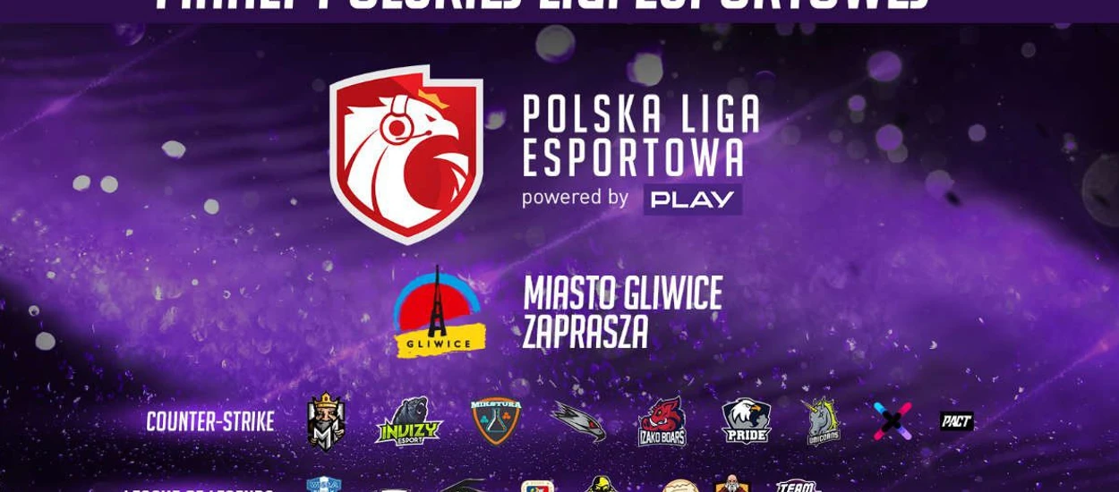 Finały sezonu Jesień 2018 Polskiej Ligi Esportowej odbędą się w Gliwicach