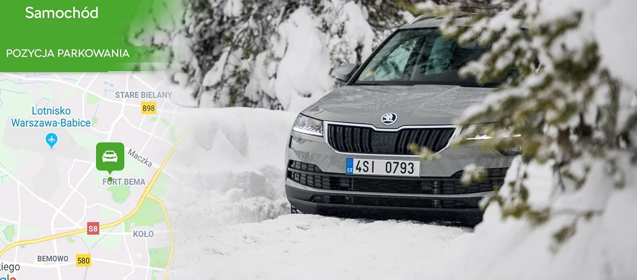 Jak znaleźć samochód na dużym parkingu przed centrum handlowym?