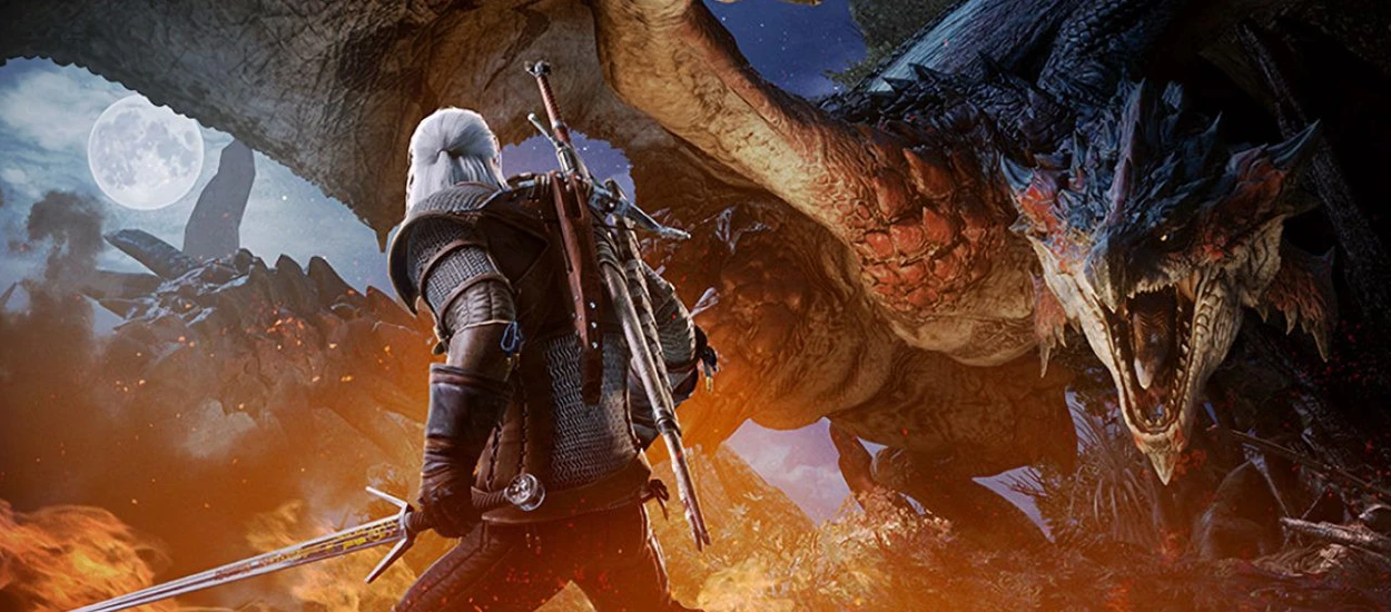 Wiedźmin Geralt znów wyrusza na łowy. Tym razem w grze Monster Hunter: World