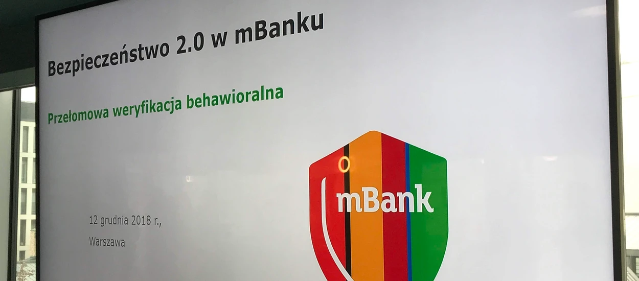 Rewolucja w bezpieczeństwie bankowania - mBank wprowadza biometrię behawioralną