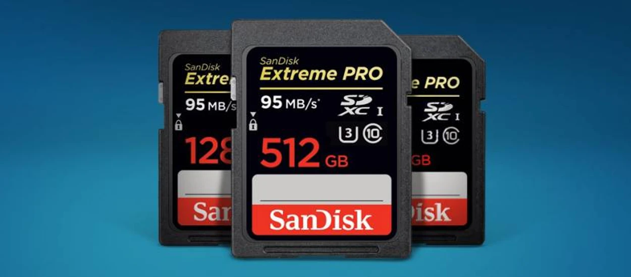 Popularna karta SD w świetnej cenie. SanDisk Extreme PRO SDXC 256 GB za 266 zł