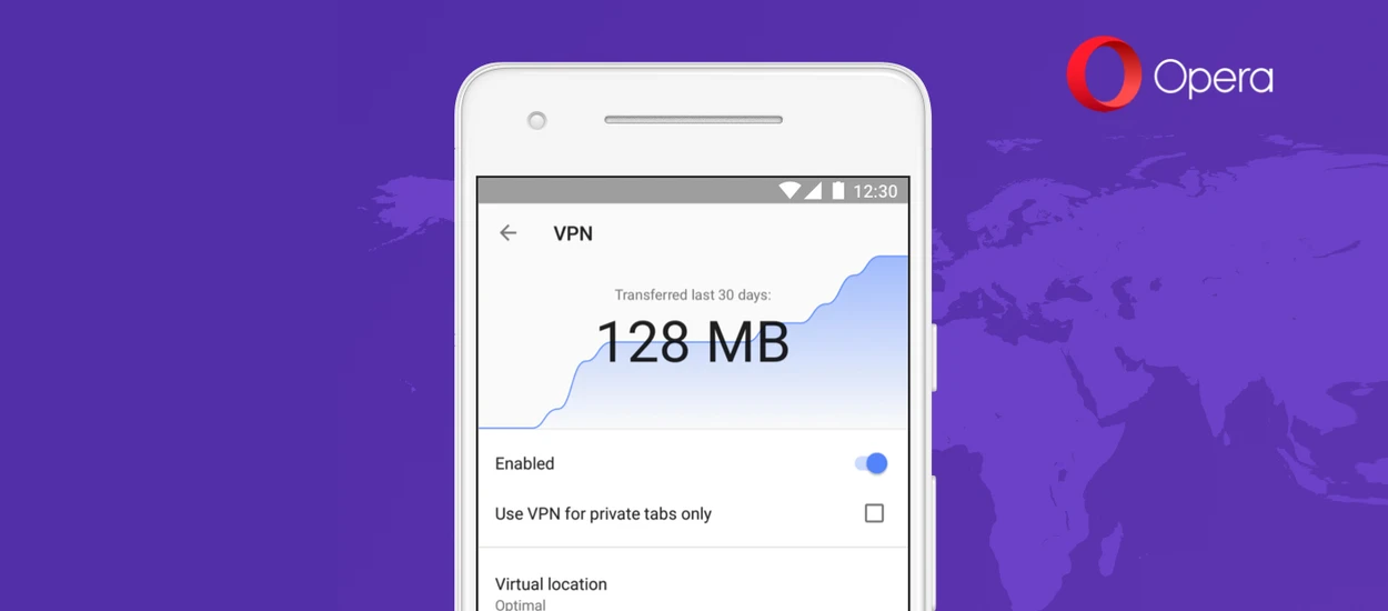 Opera ponownie oferuje VPN na urządzeniach mobilnych