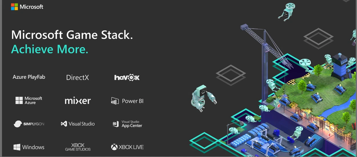 Microsoft zapowiada Game Stack - platformę do tworzenia gier